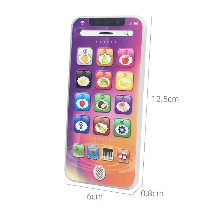Children's simulation touch music charging toy mobile phone