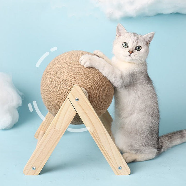 Purrfect Playtime Cat Scratching Ball