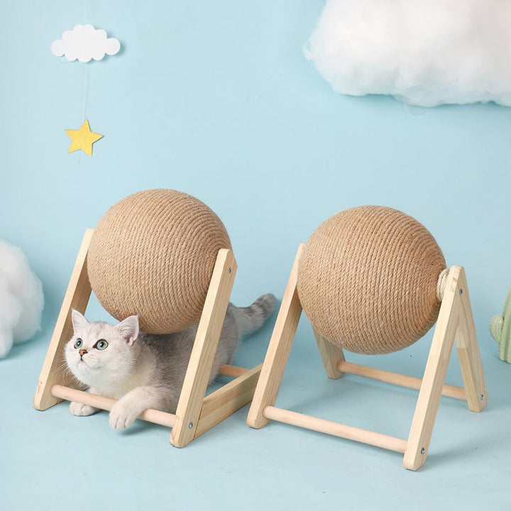 Purrfect Playtime Cat Scratching Ball